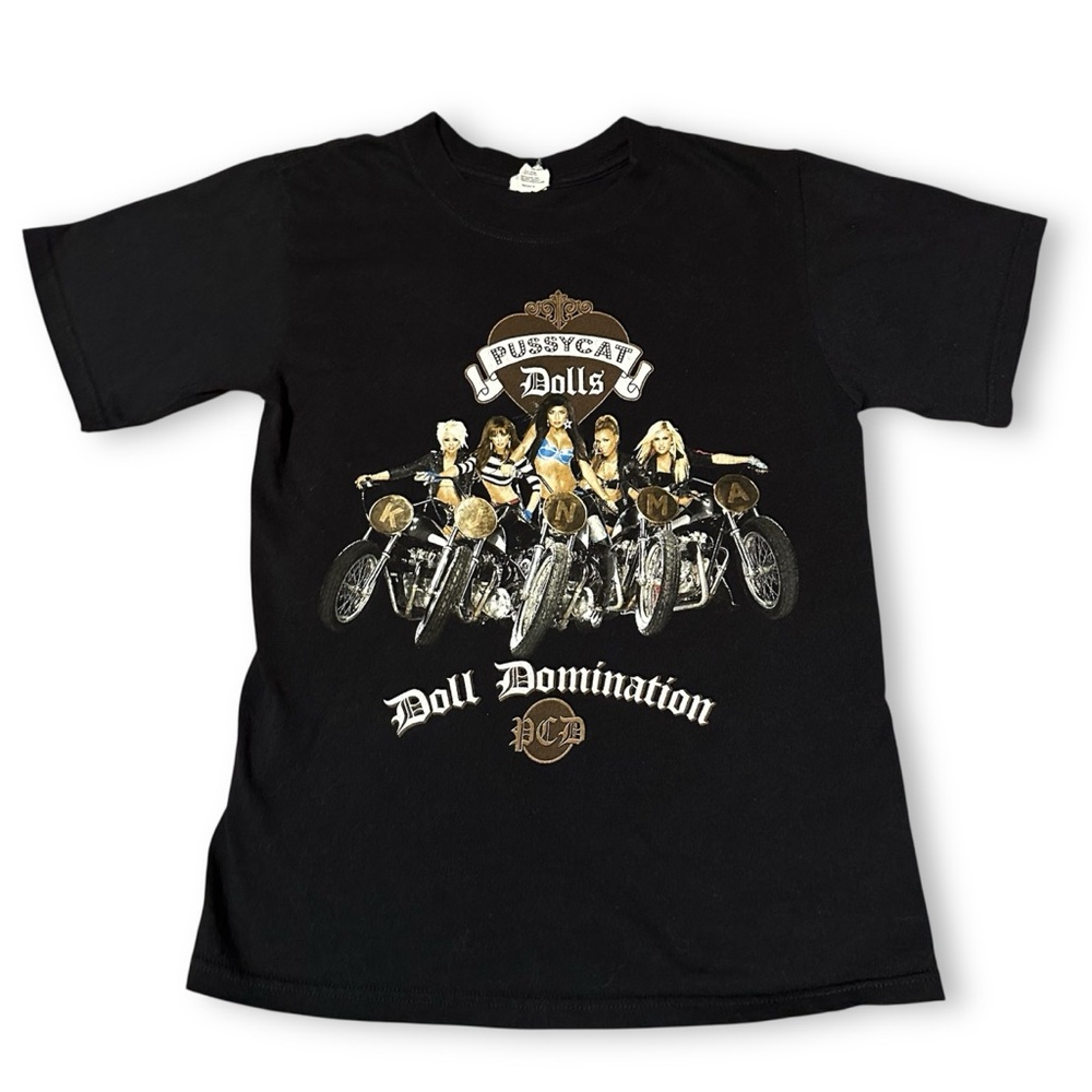 VTG Y2K the Pussycat Dolls Doll Domination Shirt 2009 World Tour Tee